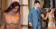 Millie Bobby Brown w "NAGIEJ KREACJI" z mężem pod ręką opuszcza imprezkę po premierze "Enoli Holmes" (ZDJĘCIA)