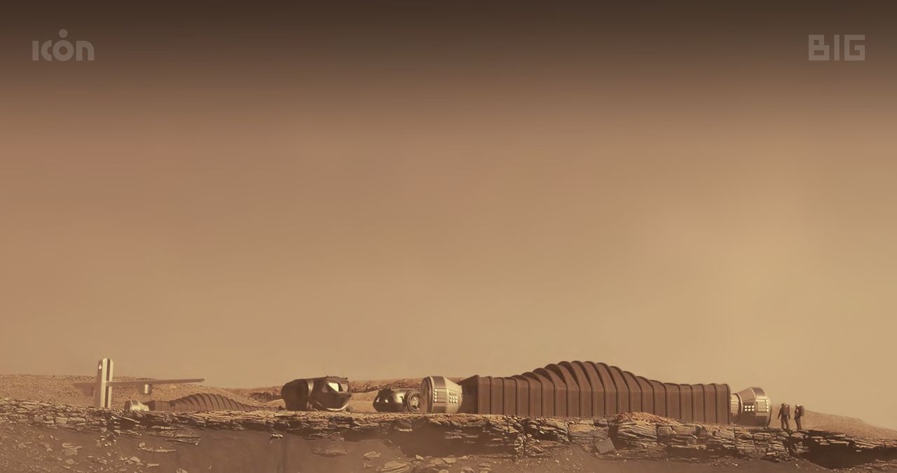 Mars Dune Alpha - wizualizacja