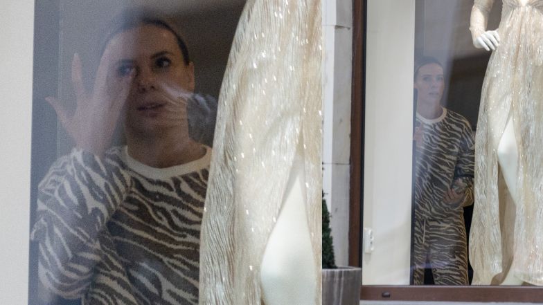 Zwyczajna Izabela Janachowska robi obchód po butikach