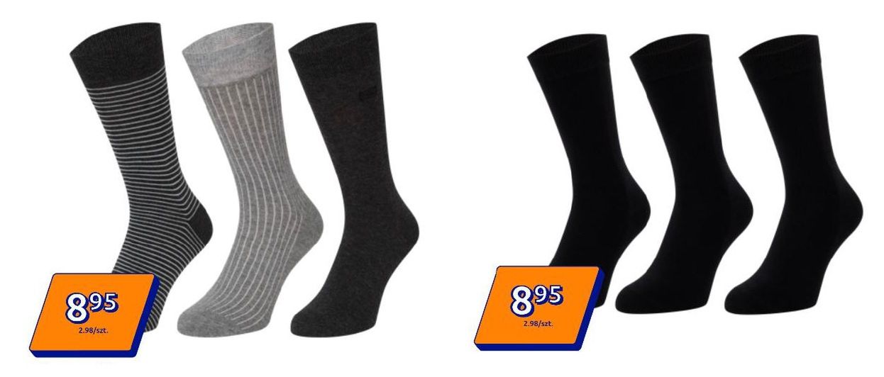 Skarpetki w Action za 8,95 zł