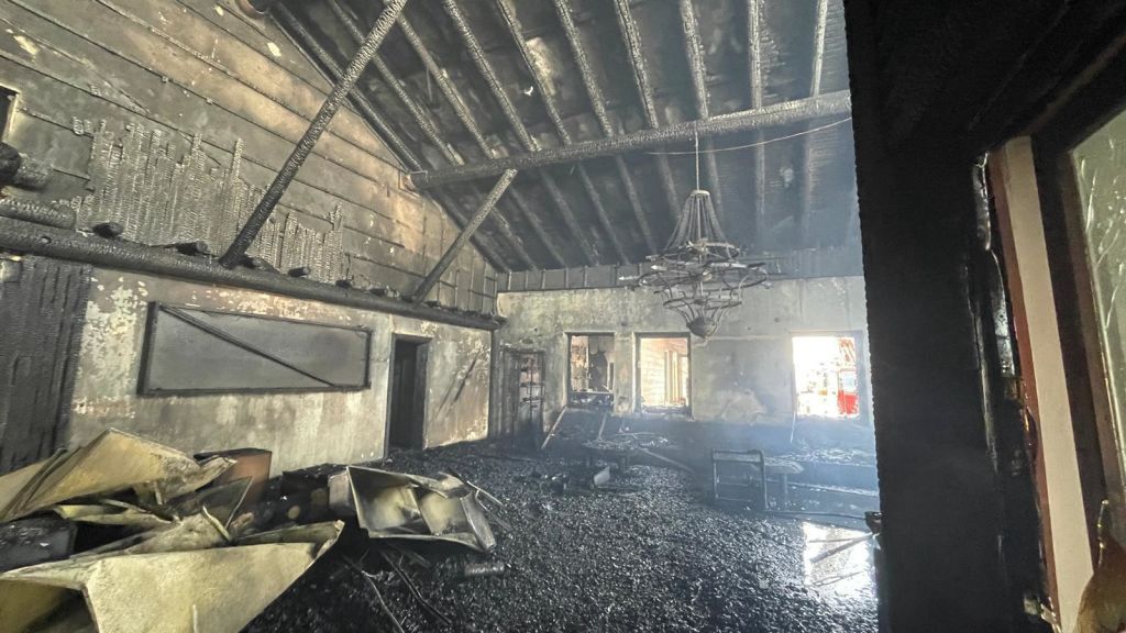 The interiors could not be saved.