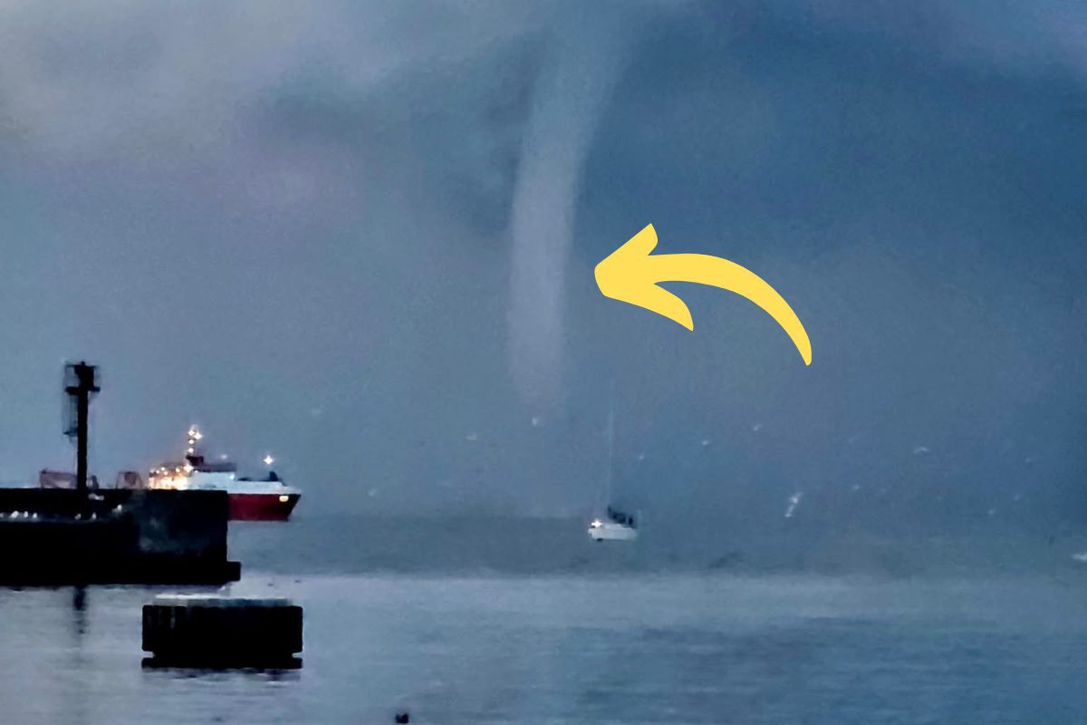 Rzadkie zjawisko nad Bałtykiem. Pojawiło się w ostatni dzień lipca