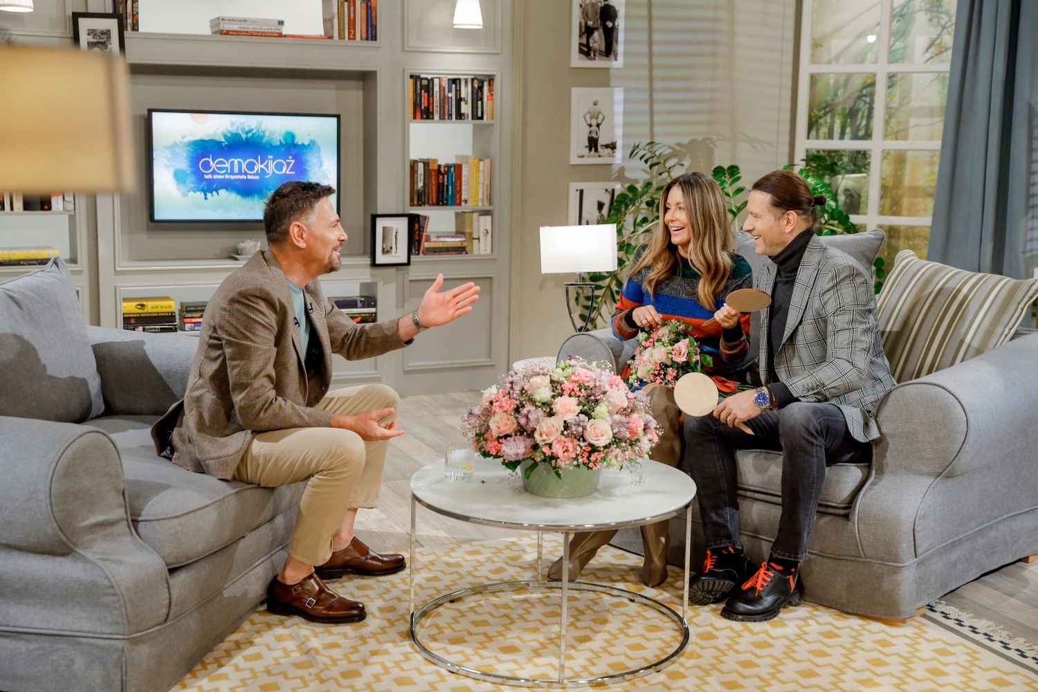 Krzysztof Ibisz, Małgorzata Rozenek i Radosław Majdan