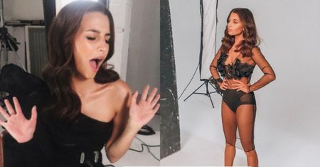 Julia Wieniawa pozuje w zmysłowej bieliźnie na Instagramie. Baron komentuje: "Jaram się Tobą jak pochodnia"