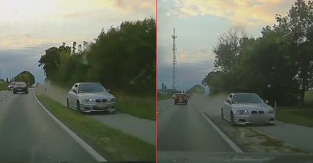 Pędził bmw po ścieżce rowerowej. Kierowcy grozi 30 tys. zł kary