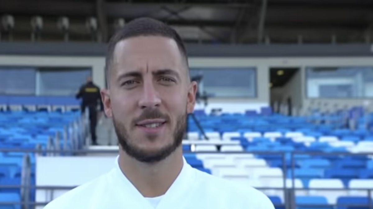 Eden Hazard w barwach Realu Madryt