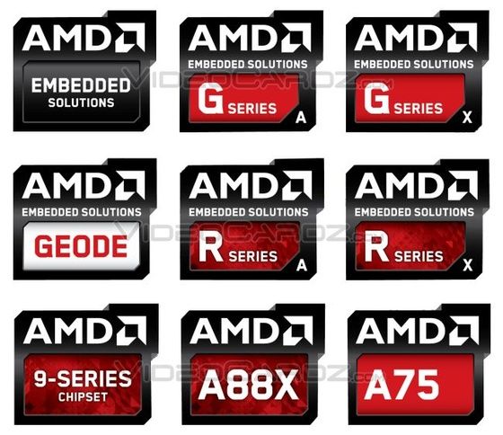 AMD nowy logotyp wzór