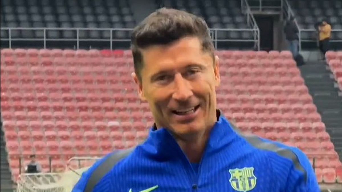 Twitter / FC Barcelona / Robert Lewandowski