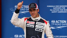 Pastor Maldonado cofnięty na starcie