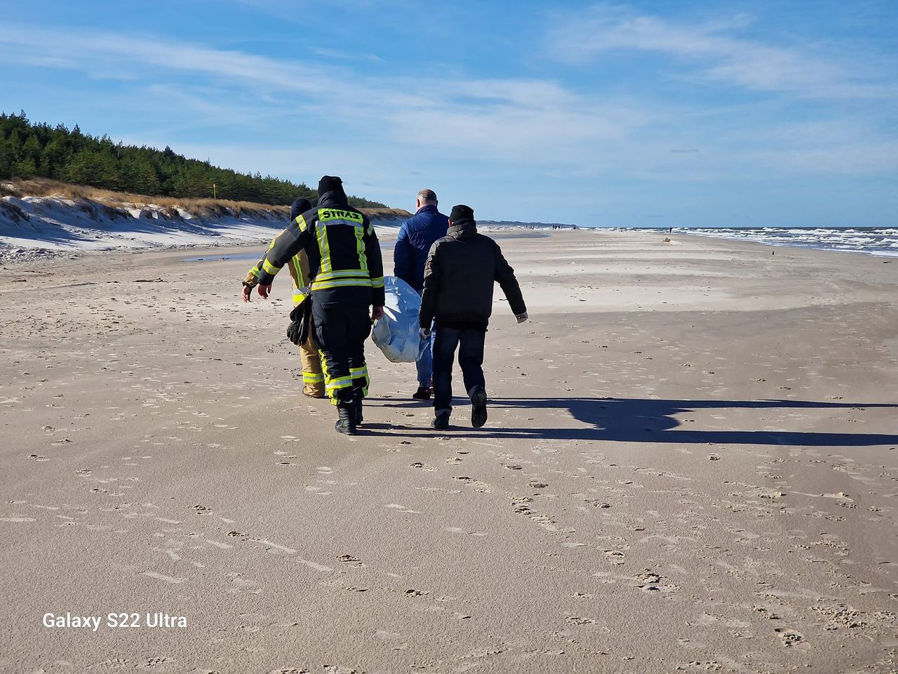 Łeba, Na plaży znaleziono zwłoki