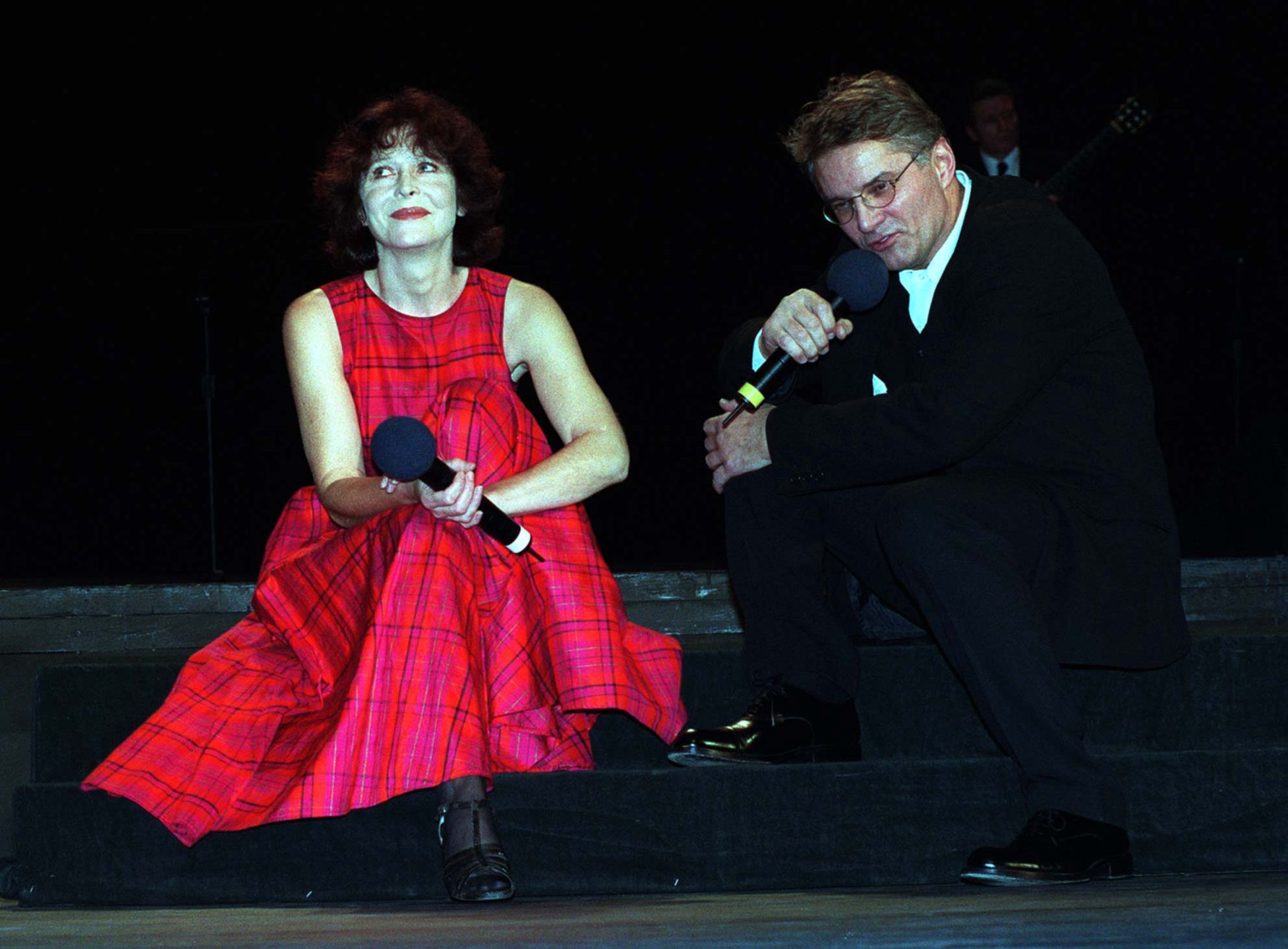 Anna Romantowska i Krzysztof Kolberger w 1999 roku