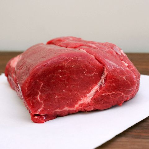 Surowa polędwiczka wołowa bez kości (samo mięso, III klasa mięsa)