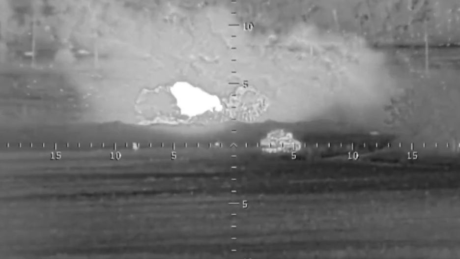 Atak na ukraińską załogę w M2A2 Bradley