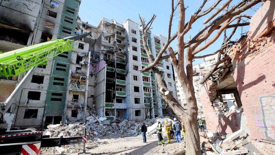 Zniszczony przez Rosjan Czernichów