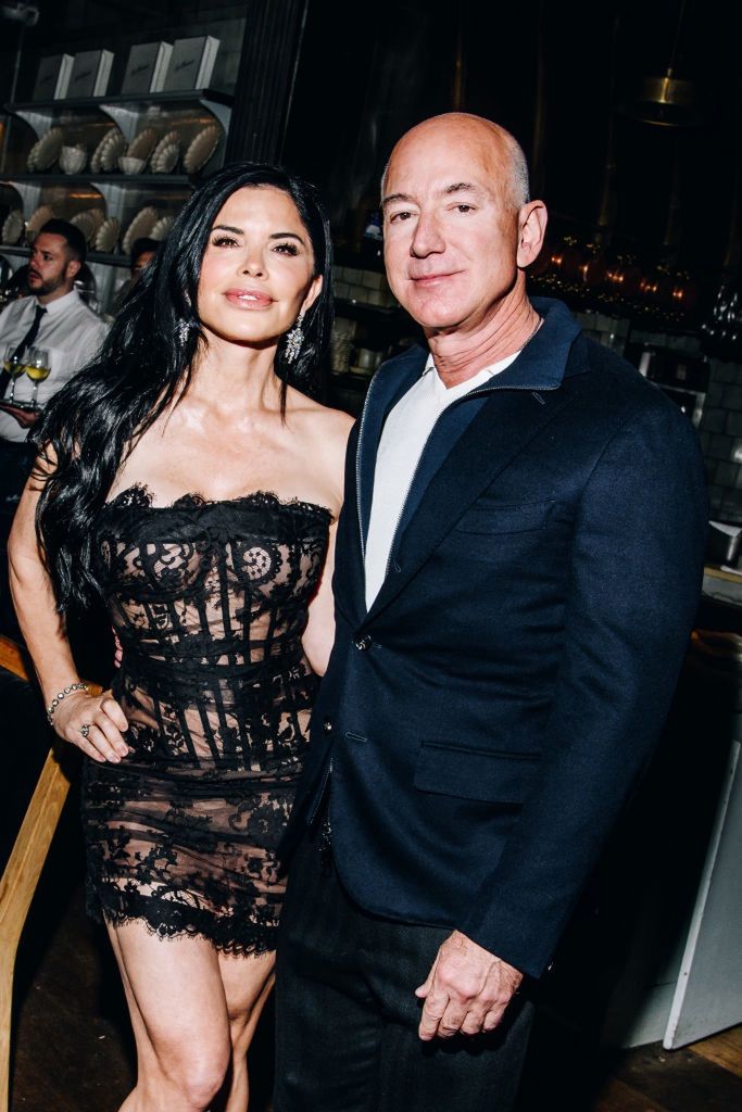 Lauren Sanchez and Jeff Bezos