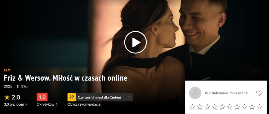 Film o Frizie i Wersow - oceny