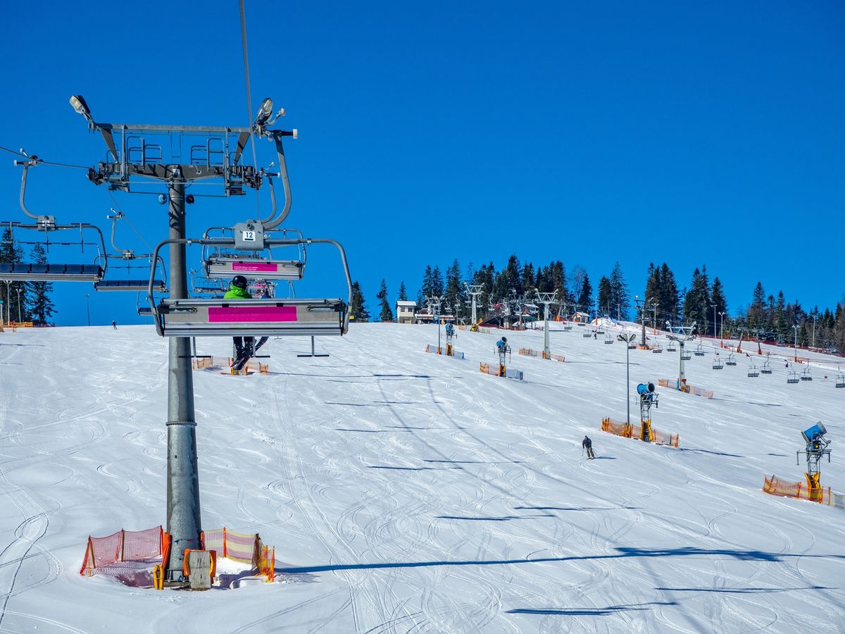Wyciąg narciarski w Białce Tatrzańskiej 
