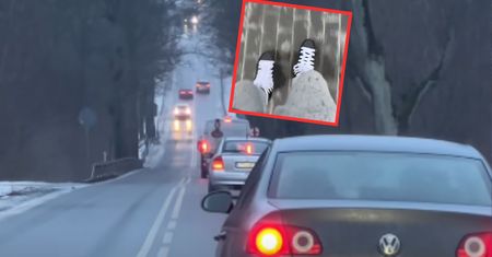 Setki tysięcy wyświetleń. Nagrania z gołoledzi podbijają internet
