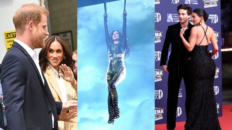 Meghan, książę Harry, Steczkowska i Kylie z Timothée