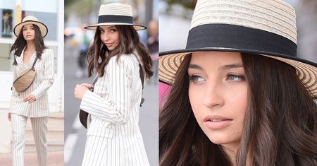 Julia Wieniawa w białym garniturze zadaje szyku w Cannes! (ZDJĘCIA)