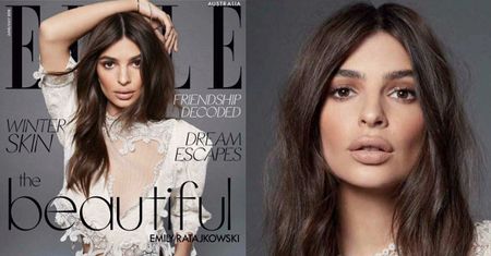 Monstrualne wargi Ratajkowski straszą czytelników "Elle"