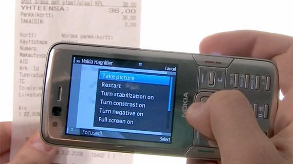 Nokia Magnifier - telefon jako lupa 1