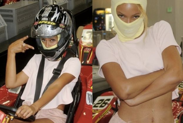 Beyonce z rodziną na gokartach!