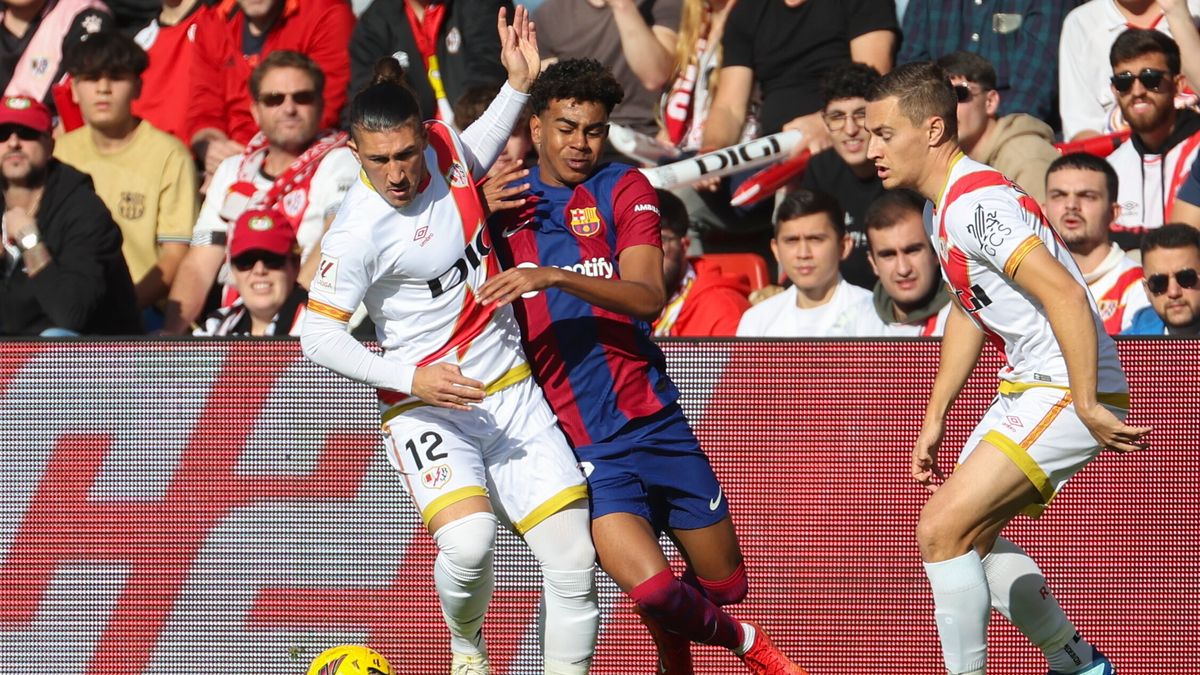 Piłkarze Barcelony w 14 kolejce walczyli na wyjeździe z Rayo Vallecano