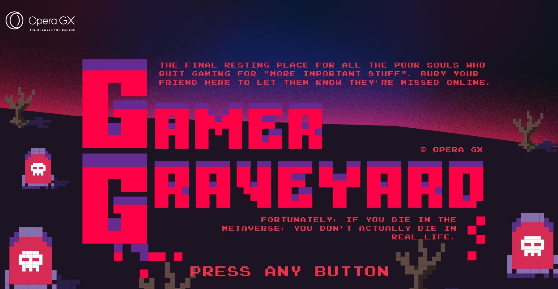 Gamer Graveyard start