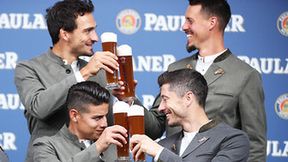 Lewandowski założył bawarski strój. Piłkarze Bayernu zapraszają na Oktoberfest (galeria)