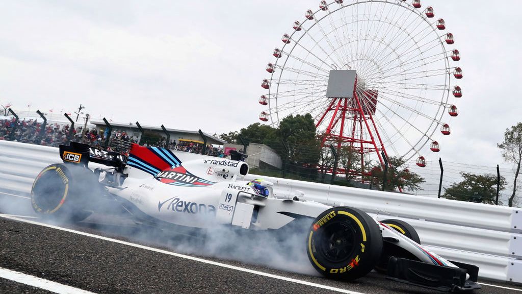 Getty Images / Na zdjęciu: Felipe Massa w samochodzie Williamsa podczas GP Japonii