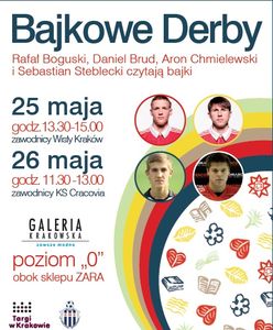 Bajkowe derby – piłkarze Wisły i Cracovii będą czytać Koszmarnego Karolka