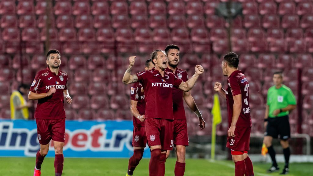 Zdjęcie okładkowe artykułu: Getty Images / Flaviu Buboi/NurPhoto  / Na zdjęciu: piłkarze CFR Cluj