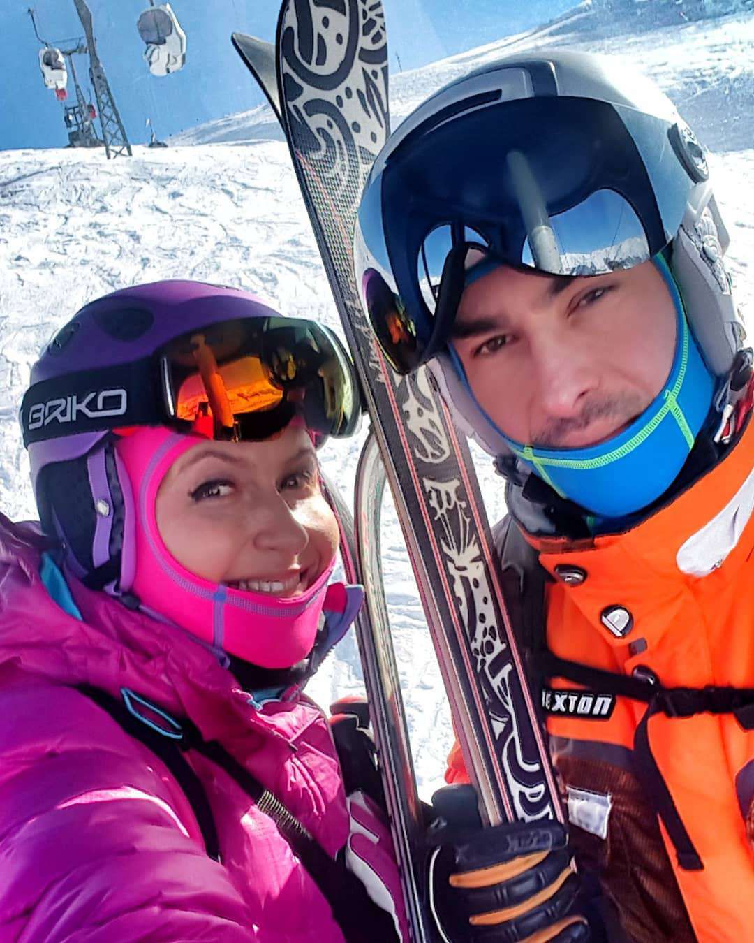 Kasia Skrzynecka szaleje na nartach