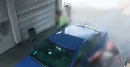 Wyjątkowo bezczelna próba kradzieży auta na myjni. Zajście nagrały kamery monitoringu