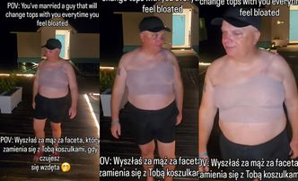 OSTRZEGAMY: Krzysztof Skiba paraduje po Malediwach w KUSYM TOPIE Karoliny. Zabawni? (WIDEO)