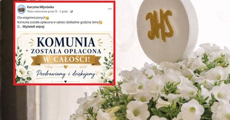 "Wstyd". Nie zapłaciły za komunię. Zmieniły zdanie po tym wpisie