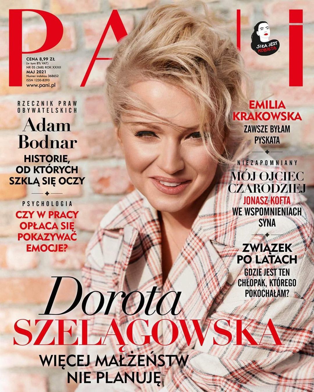 Dorota Szelągowska na okładce Pani