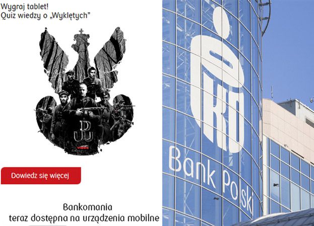 Bank PKO proponuje klientom quiz o "Żołnierzach Wyklętych"! 