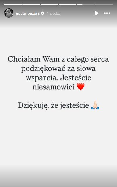 Edyta Pazura zabrała głos po kłótni z reżyserem