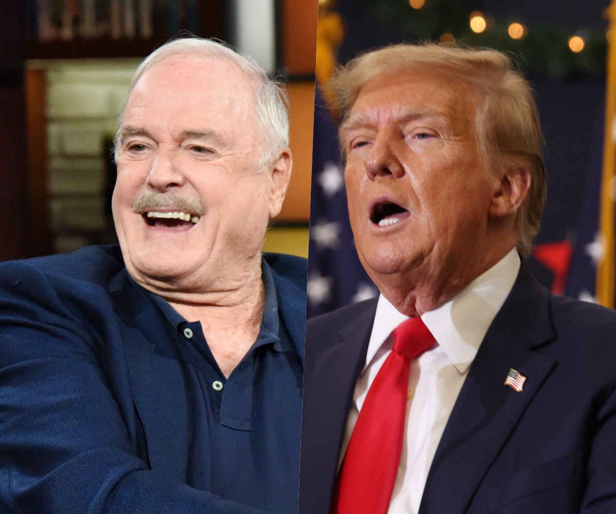 John Cleese compared Donald Trump to a war criminal.