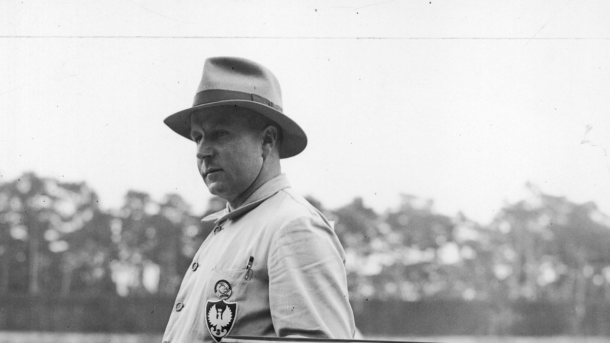 Józef Kiszkurno podczas Mistrzostw Świata w 1936 roku