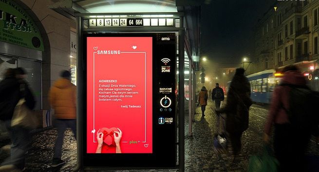 Wyznaj miłość na nośnikach AMS