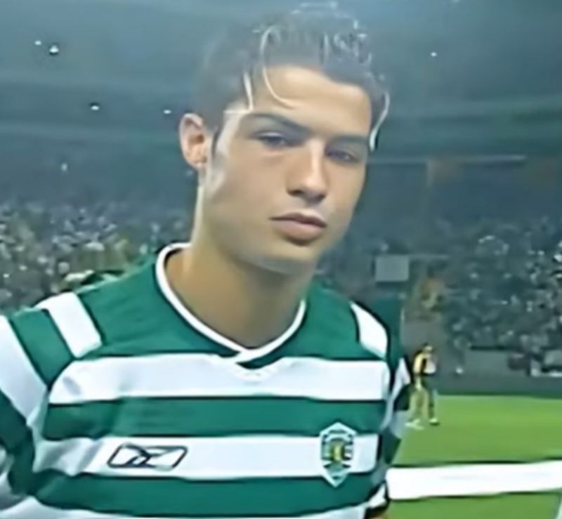 Cristiano Ronaldo w barwach Sportingu Lizbona