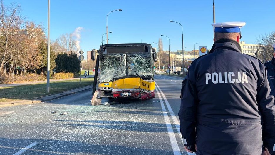 Poważny wypadek w Warszawie