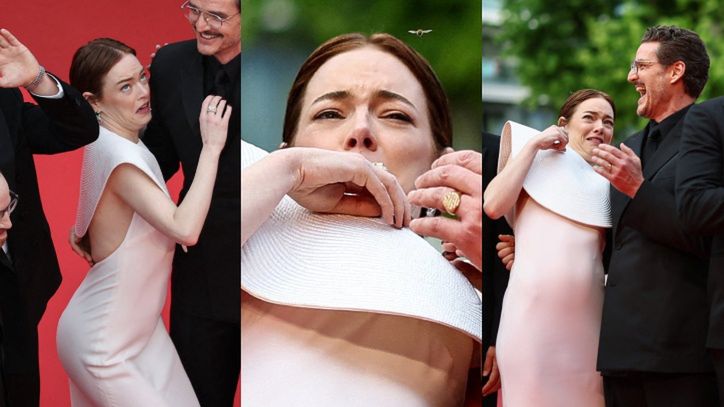 Emma Stone kontra pszczoła 