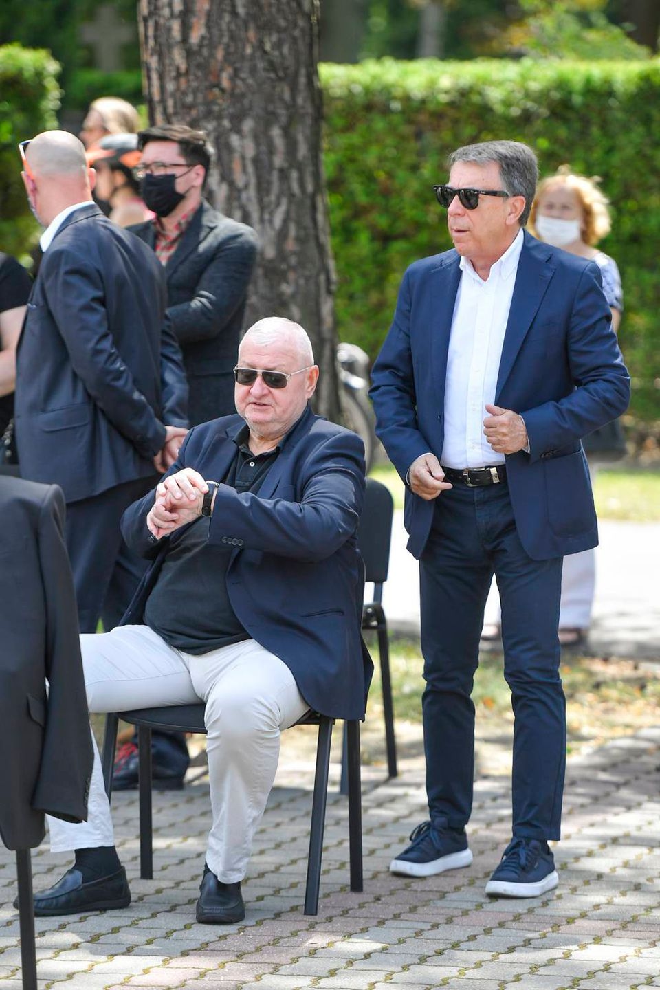Janusz Zaorski, Wojciech Gąssowski - Pogrzeb Andrzeja Strzeleckiego