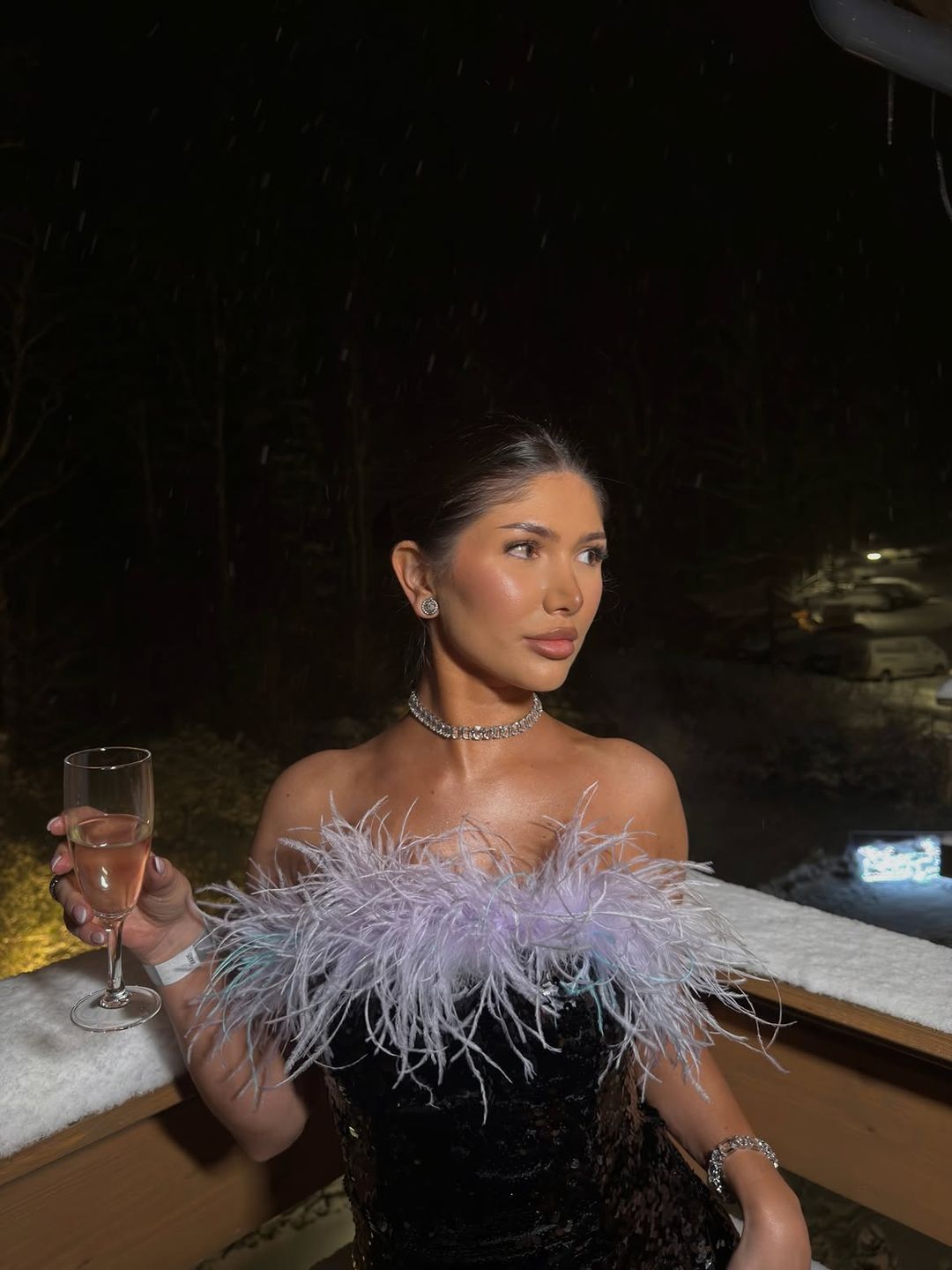 Agata Lewandowska w styczniu, przed operacjami