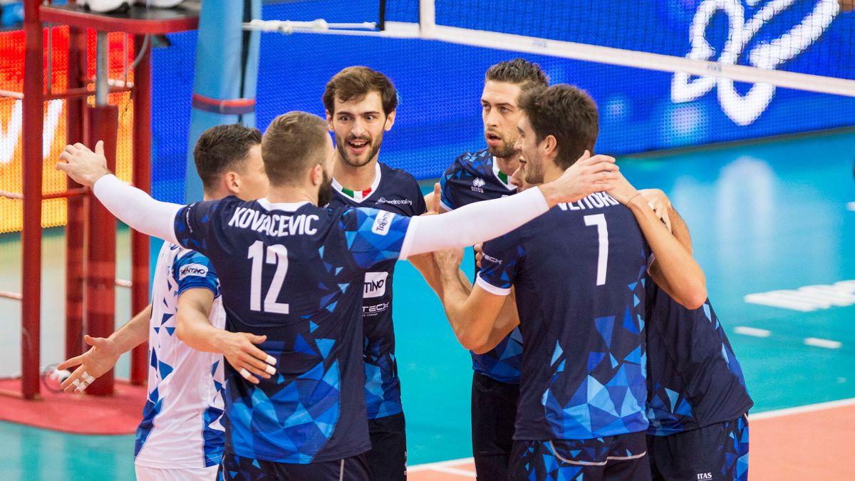 Zdjęcie okładkowe artykułu: Materiały prasowe / FIVB / Na zdjęciu: siatkarze Trentino