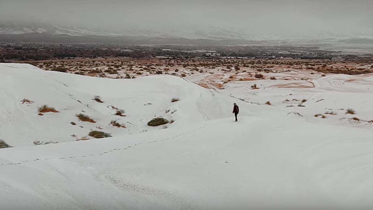 Śnieg w Algierii